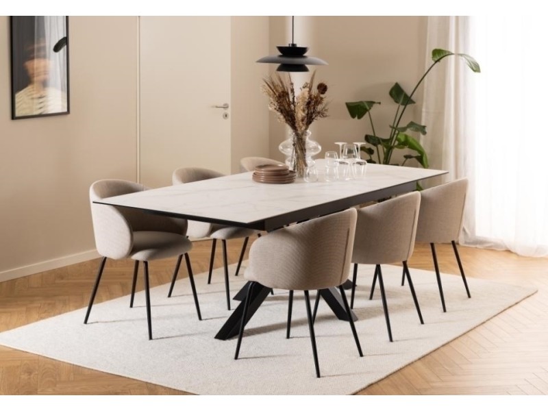 Krzesło Eleanor beżowe - ACTONA